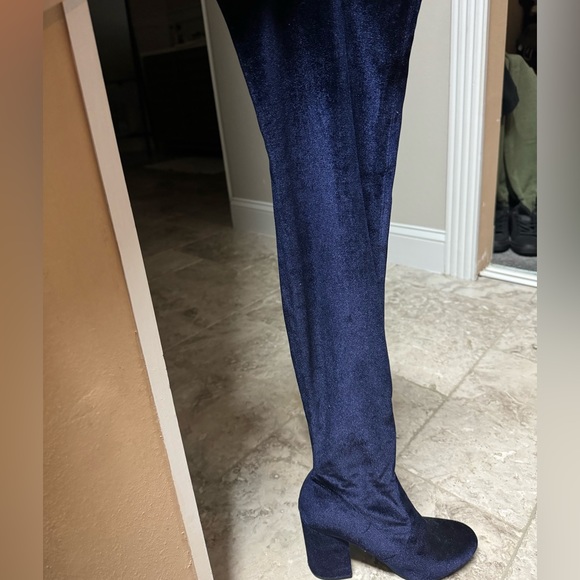 Steve Madden velvet knee high boot - Picture 9 of 11